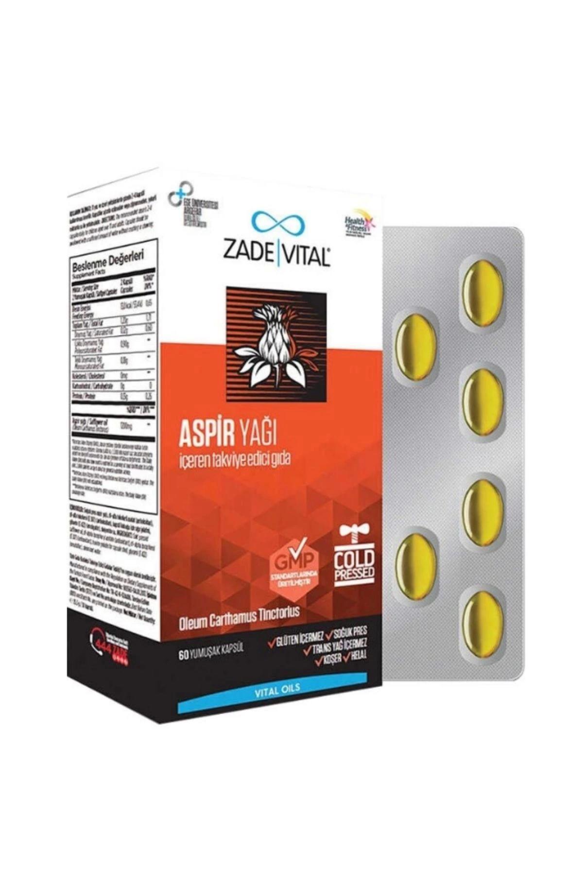 Zade Vital Aspir Yağı 60 Yumuşak Kapsül