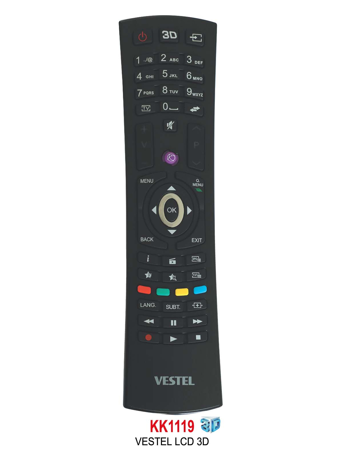 VESTEL LCD 3D KUMANDA