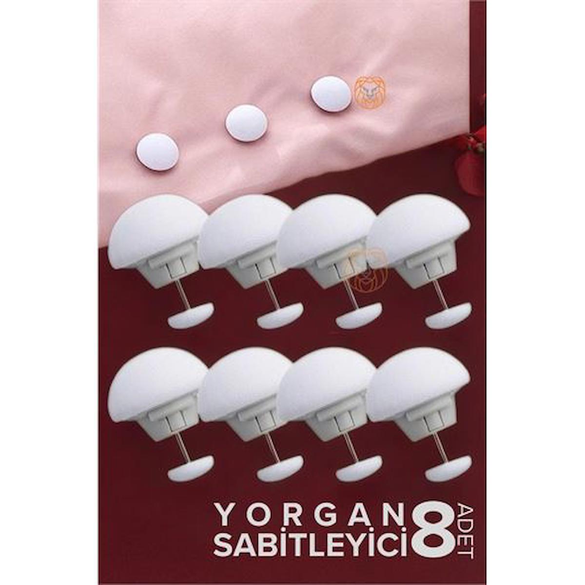 TransForMacion Yorgan Çarşaf Kılıf Sabitleyici 8 Adet Mantar Model 718078