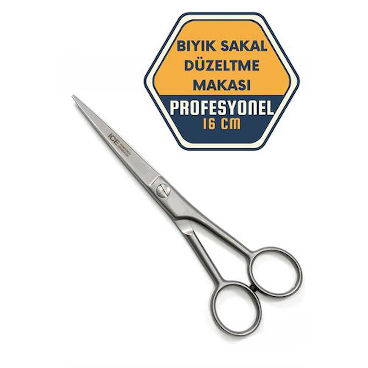 TransForMacion Berber Kuaför Kesim Bıyık Sakal Düzeltme Makası 16 cm 716942