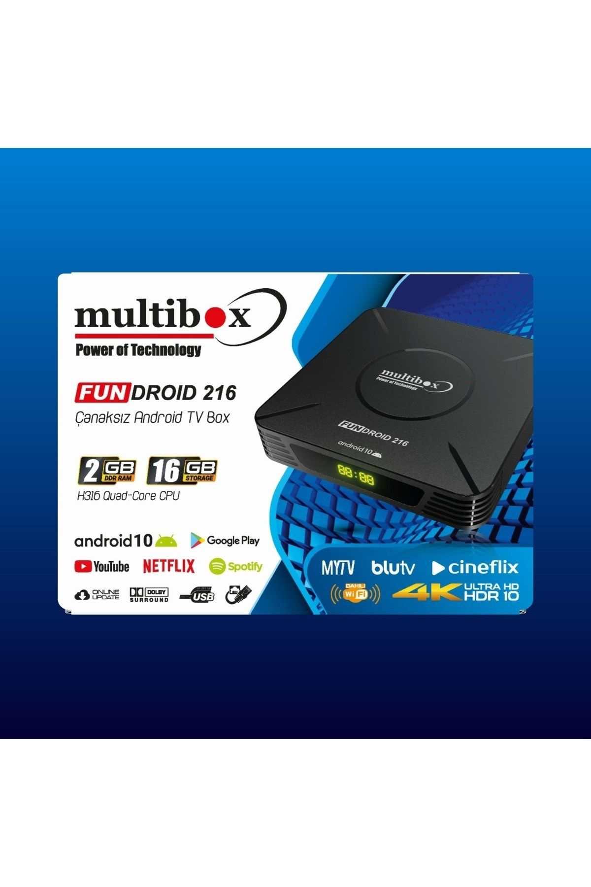 multibox Android Tv Box Fundroid 9 2 gb 16 gb