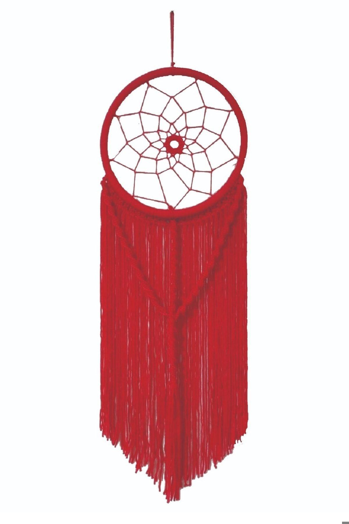 Özel Yapım Örgülü 65cm Düş Kapanı Rüya Yakalayan Rüya Avcısı Dreamcatcher Huzur Mutluluk Halkası