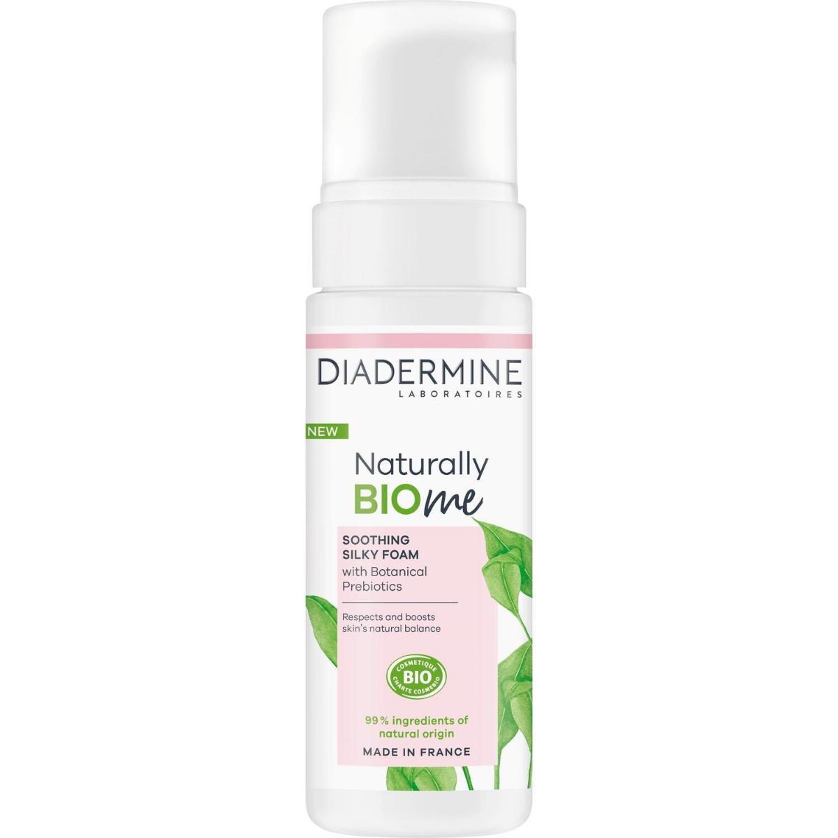 Diadermine Naturally Biome Tüm Ciltler için Temizleyici Bitkisel Yüz Temizleme Köpüğü 150 ml 