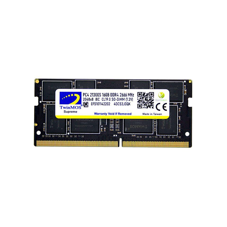 TWINMOS 16GB DDR4 2666MHZ NOTEBOOK RAM MDD416GB2666N