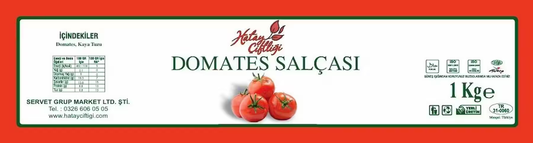Domates Salçası 1000Gr