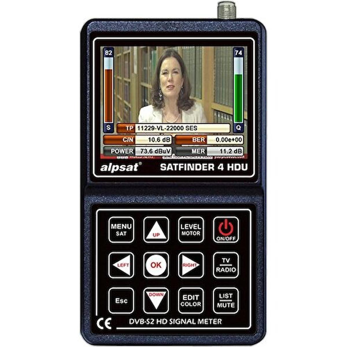 Satfinder 4 AS04-HDU Hd Ultra 3.5'' LCD Ekranlı Uydu Yön Bulucu 160009