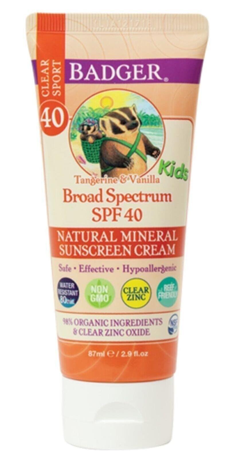 Badger SPF 30 Faktör Çocuk Güneş Koruyucu Krem 87 ml