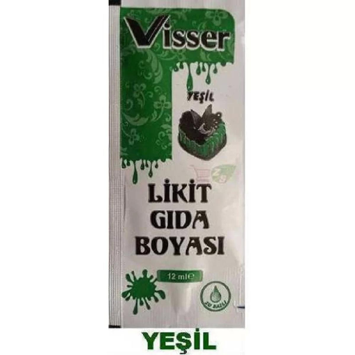 Visser Likit Gıda Boyası Yeşil 12 ml