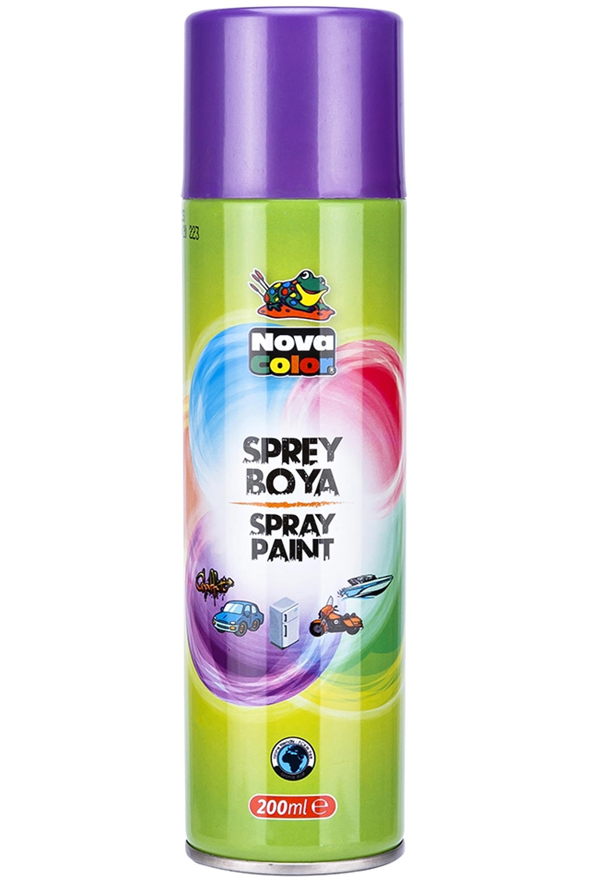 Nova Color Sprey Boya 200 Ml Mor