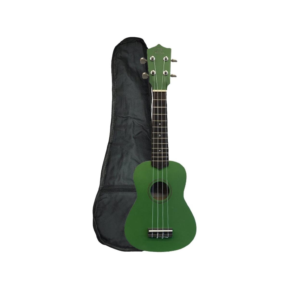 PUKA UK-21GR SOPRANO UKULELE YEŞİL KILIF HEDİYE