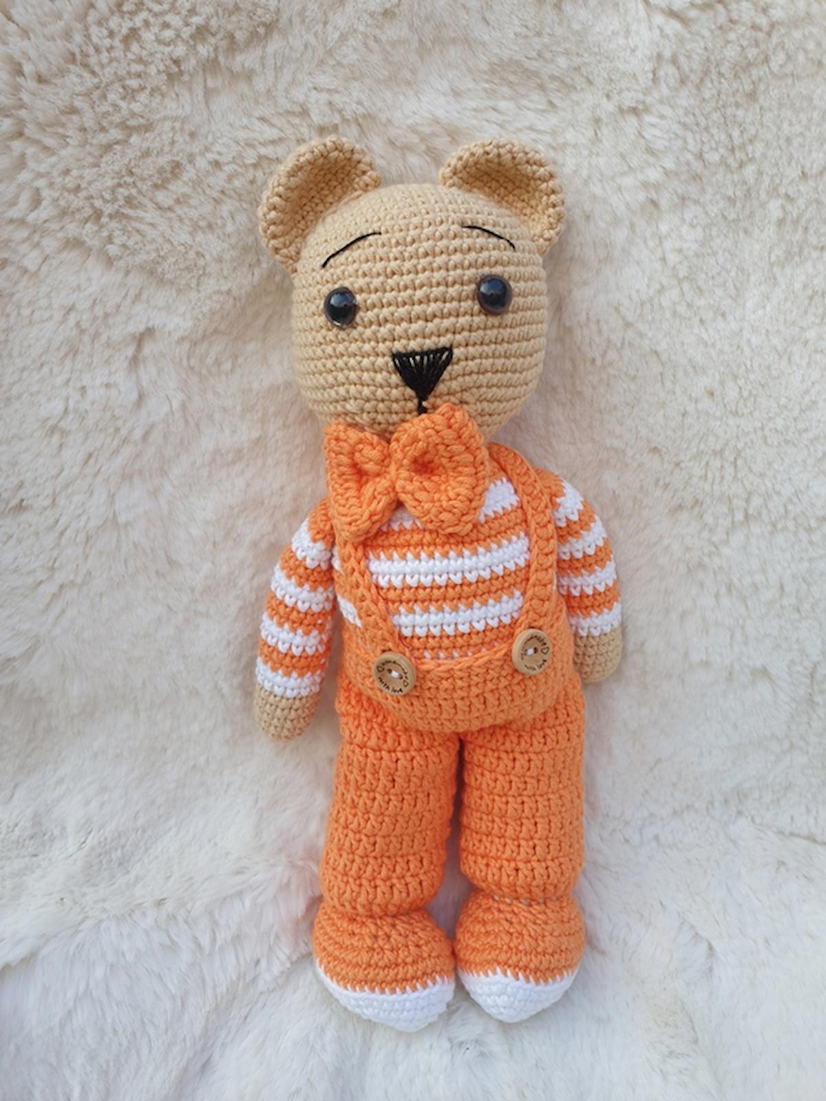 Amigurumi Tulumlu Ayı