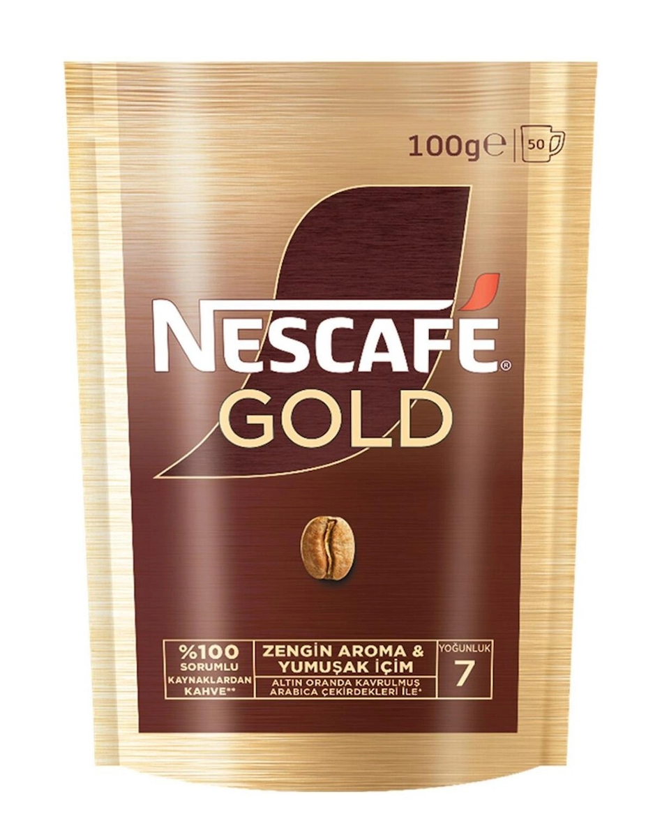 Nescafé Gold Çözünebilir Kahve 100g Ekonomik Paket