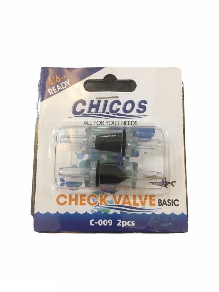 Chıcos İkili Check Valve Akvaryum Sibop