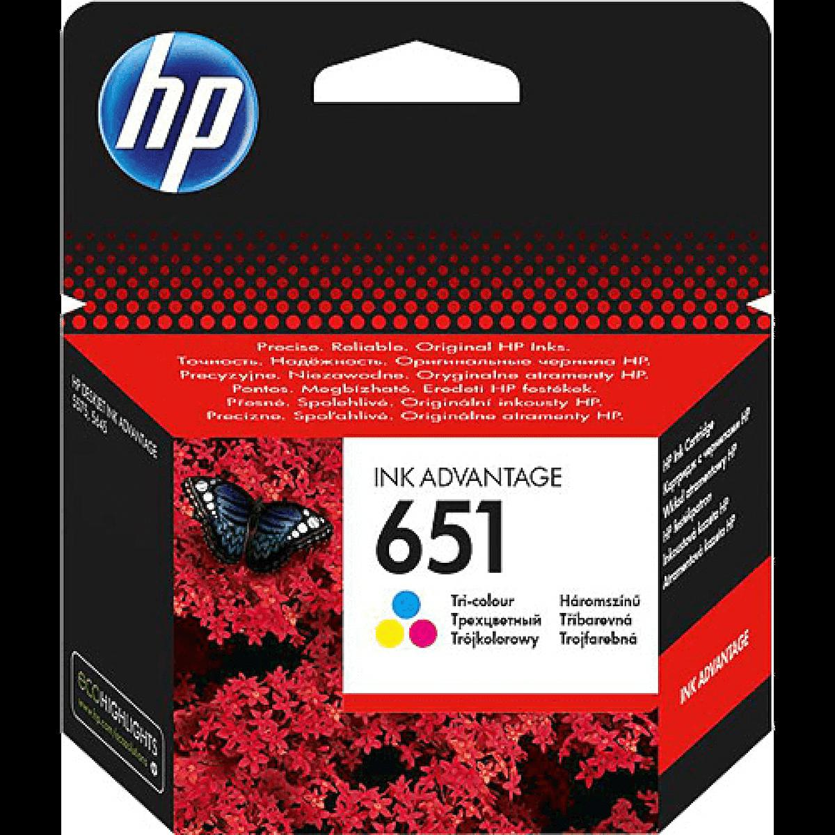 HP 651-C2P11A RENKLİ ORJİNAL KARTUŞ