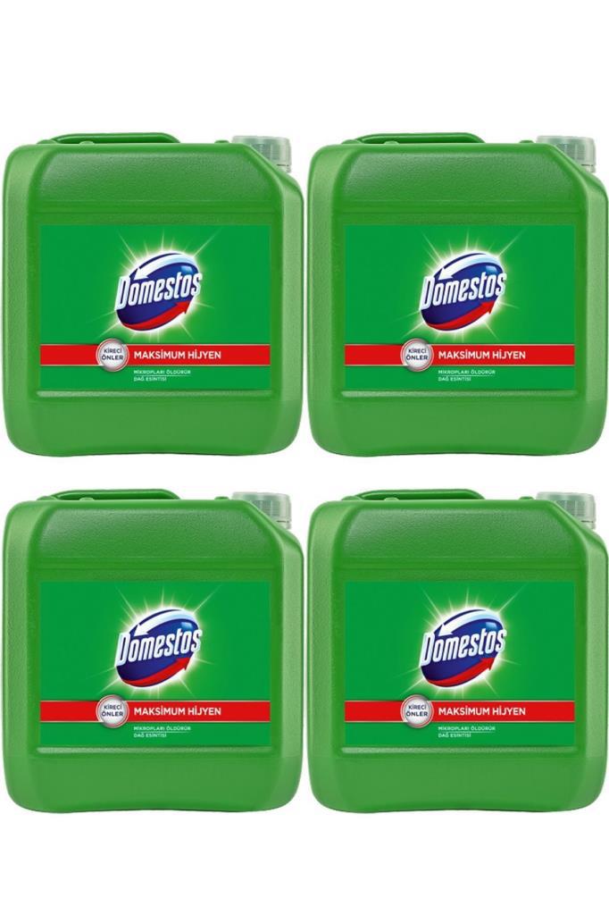 Domestos Maksimum Hijyen Çam Ferahlığı Konsantre Jel Çamaşır Suyu 4 x 3240 ml