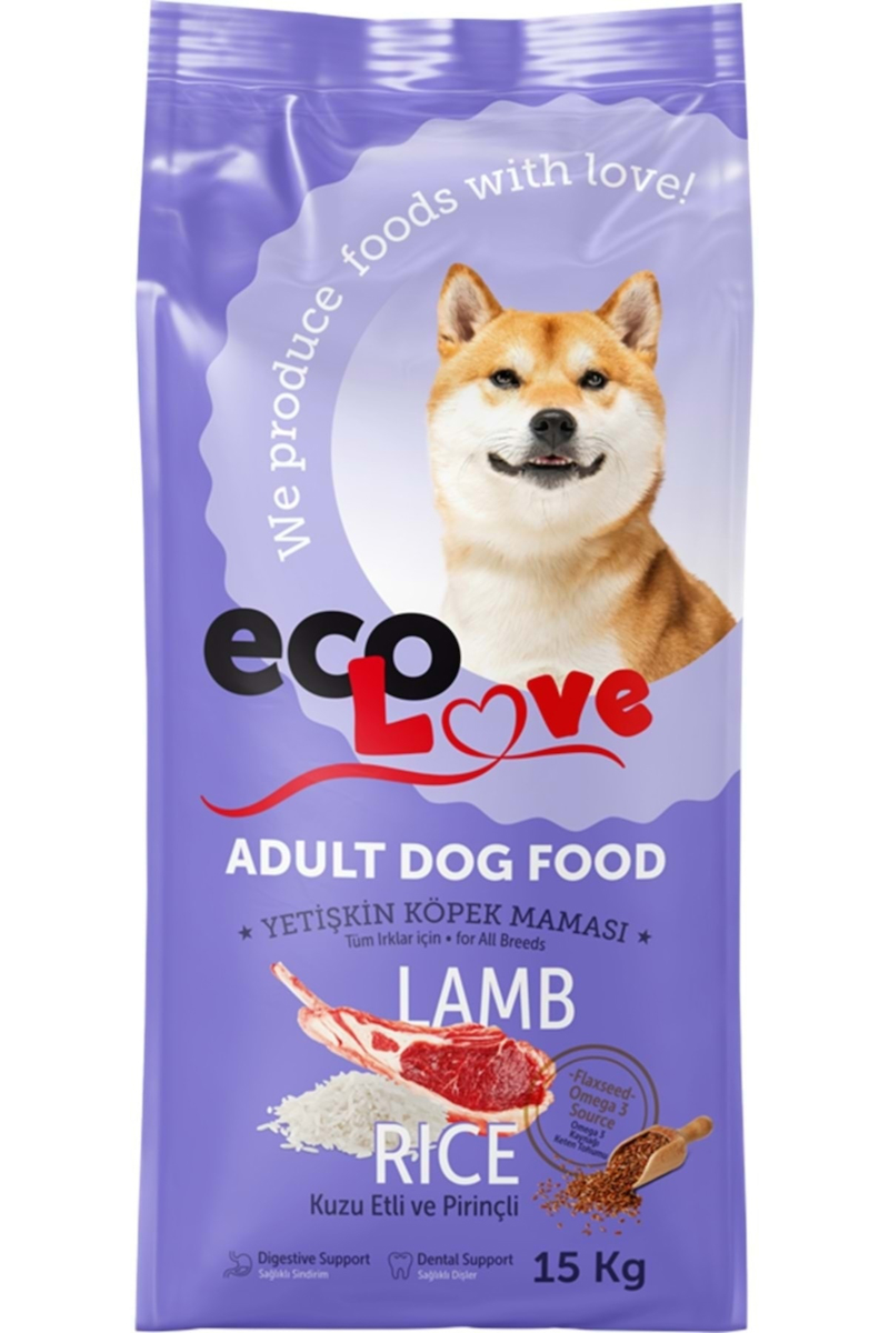 Eco Love Kuzulu Köpek Maması 15 Kg