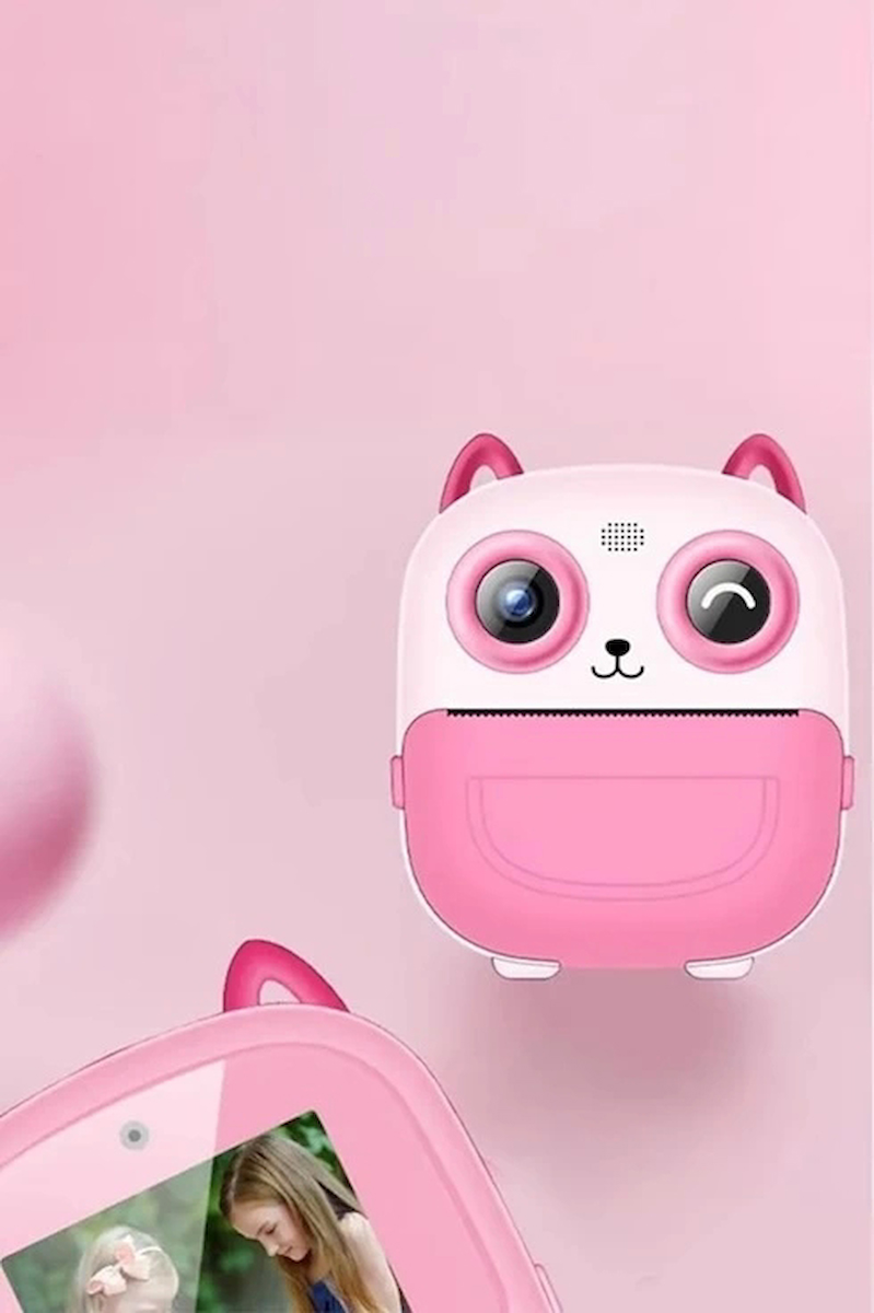 Dijital Video Fotoğraf App Destekli Çocuk Kamerası Termal Resim Kağıt Baskılı Yazıcı