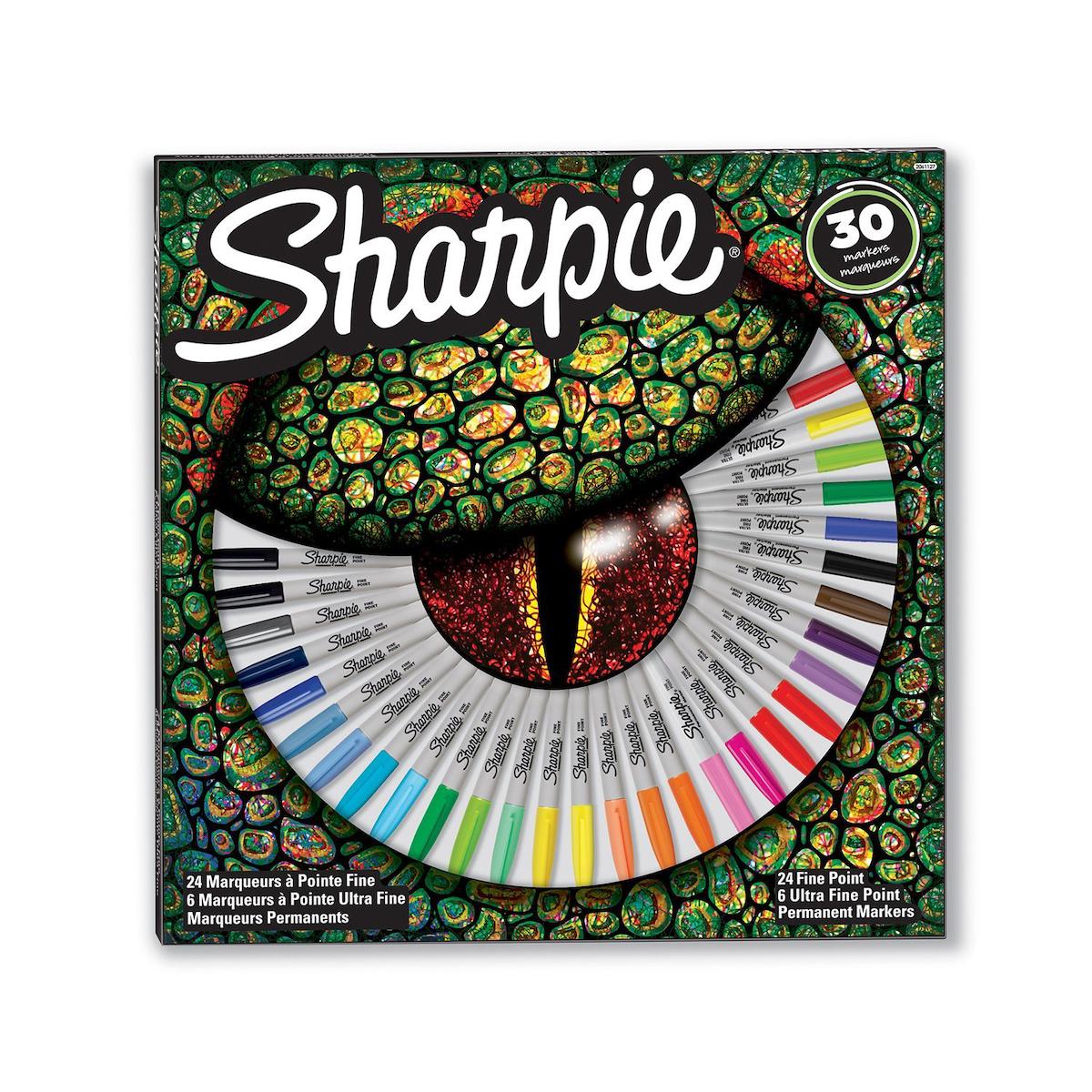 Sharpie Permanent Markör Fine 30 lu Set Kertenkele