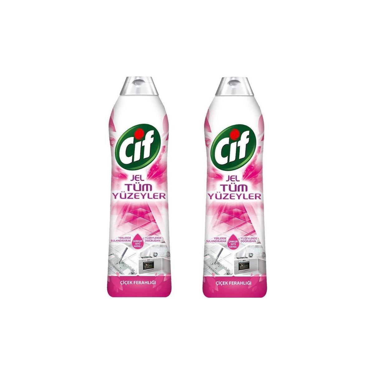 Cif Çiçek Ferahlığı Seramik Jel Yüzey Temizleyici 2x750 ml 