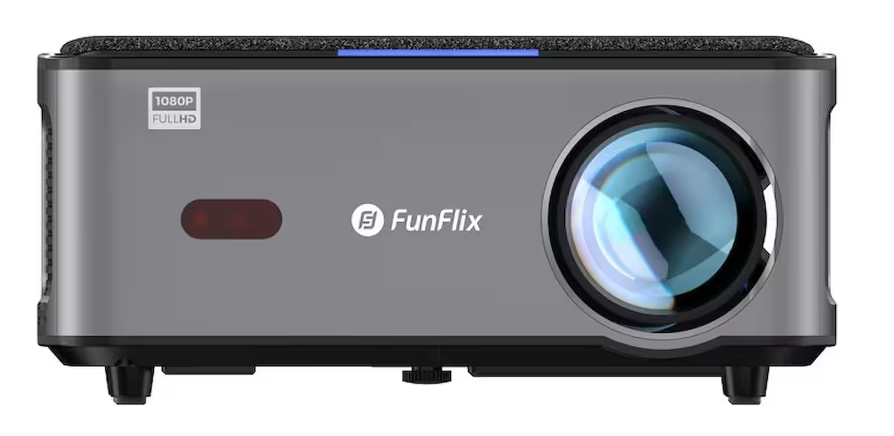 FunFlix P1A Android 12 4K Destekli 2 GB Ram Bluetooth Kumanda 5G Wi-Fi LED Full HD Projeksiyon Cihazı, 150W lamba, 300 inç görüntü