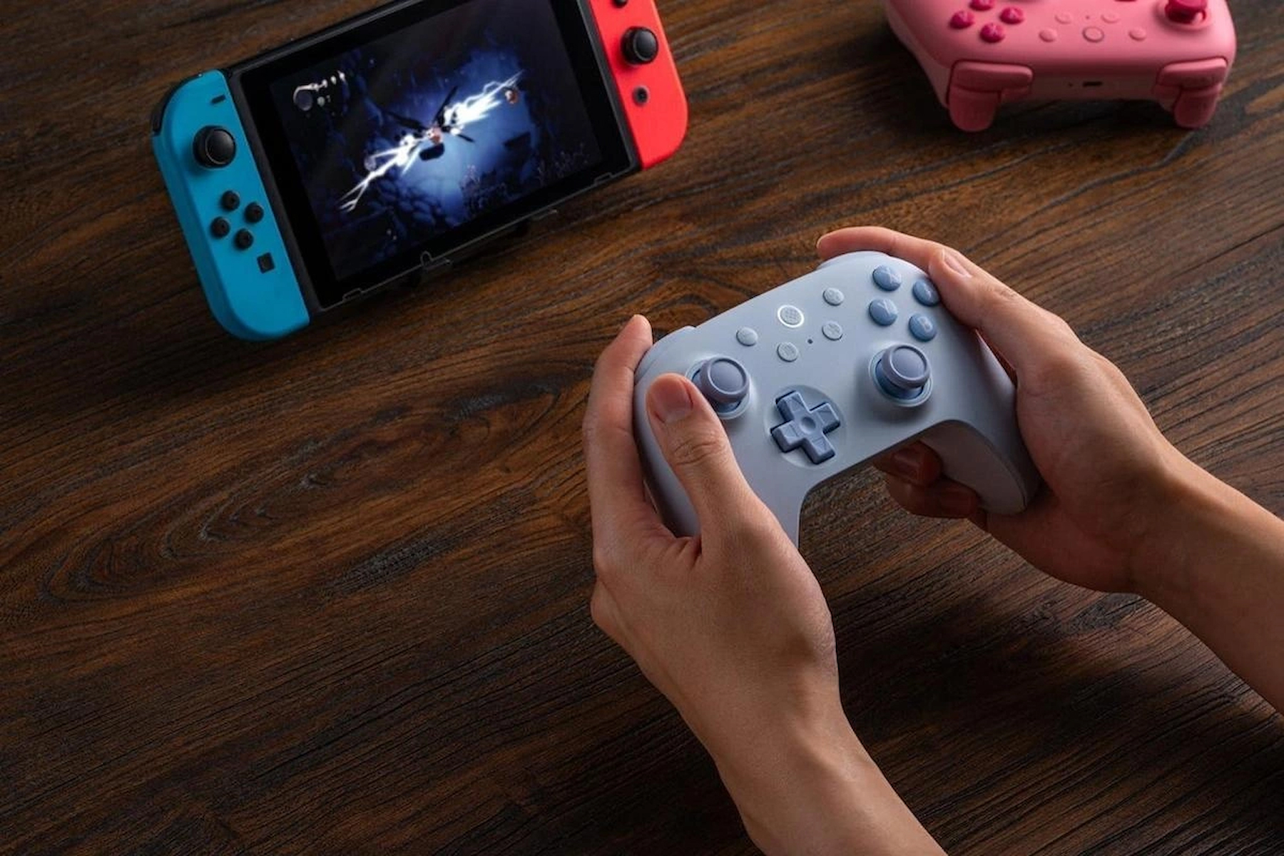 8Bitdo Nintendo Switch Ultimate 2C Bluetooth Kablosuz Controller ( Mavi )