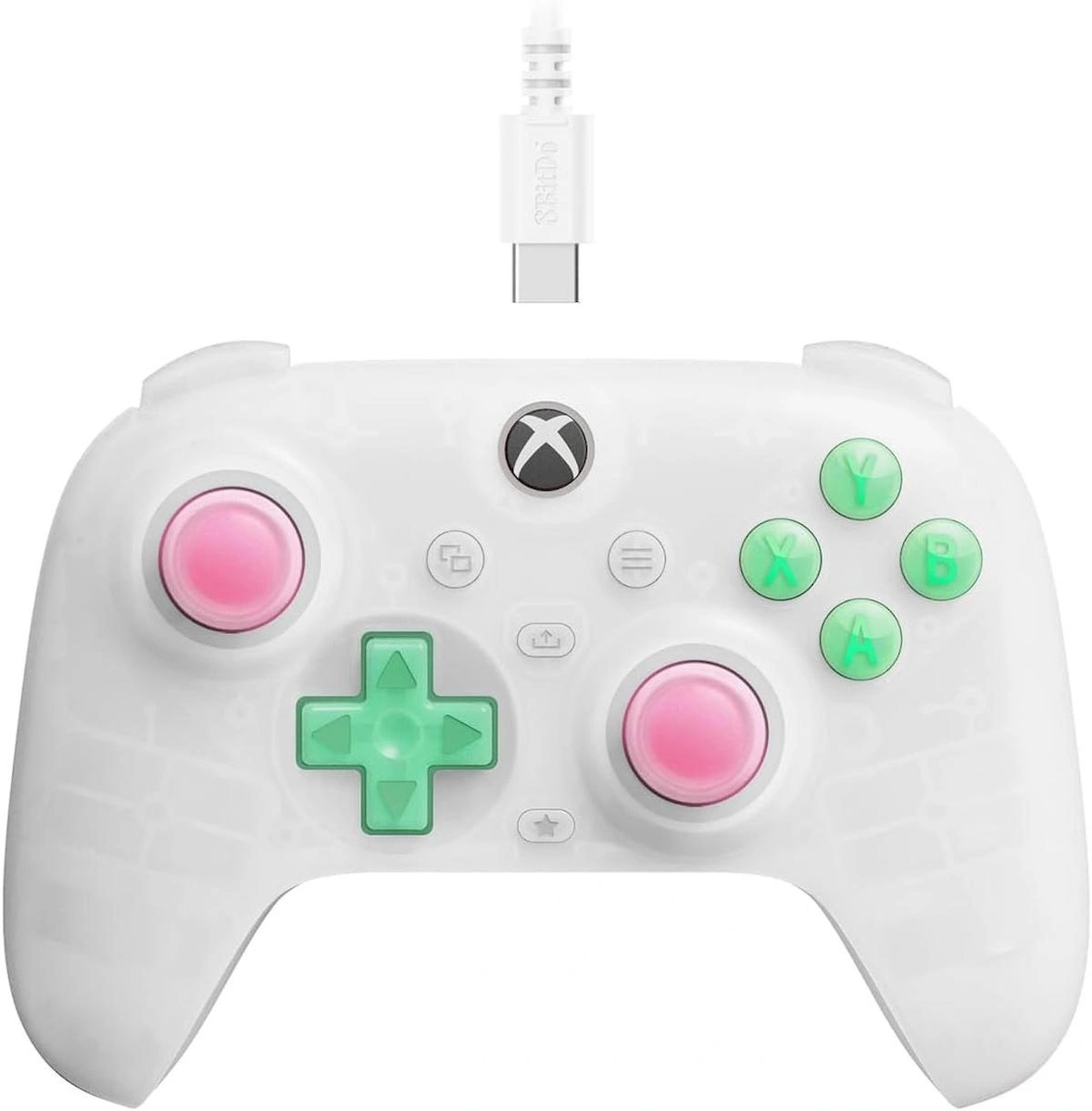 8BitDo Ultimate Mini Kablolu Hall Effect Controller Xbox Series X Series S – 0ne & Windows PC Beyaz