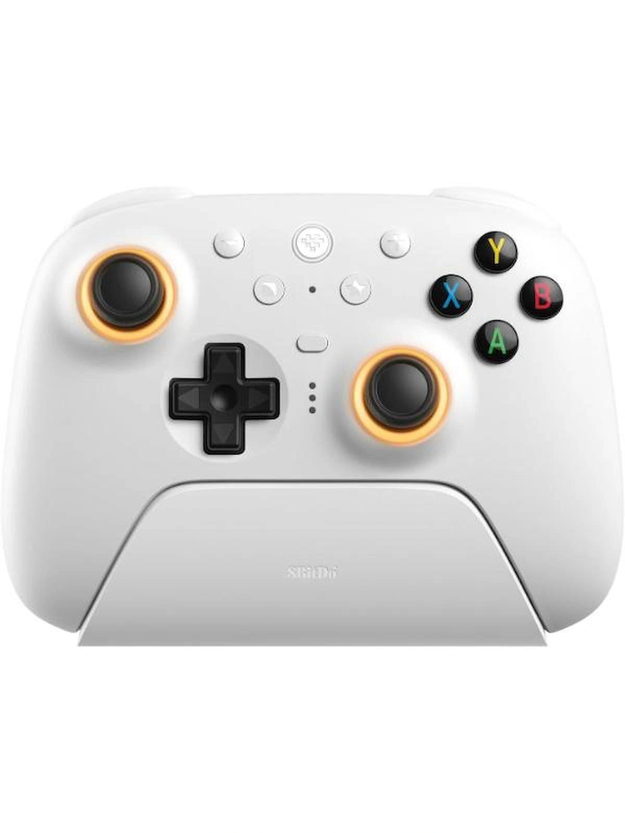 8Bitdo Ultimate 2 Kablosuz Oyun Kolu Windows & Android Uyumlu Hall Effect 2.4G Controller Beyaz