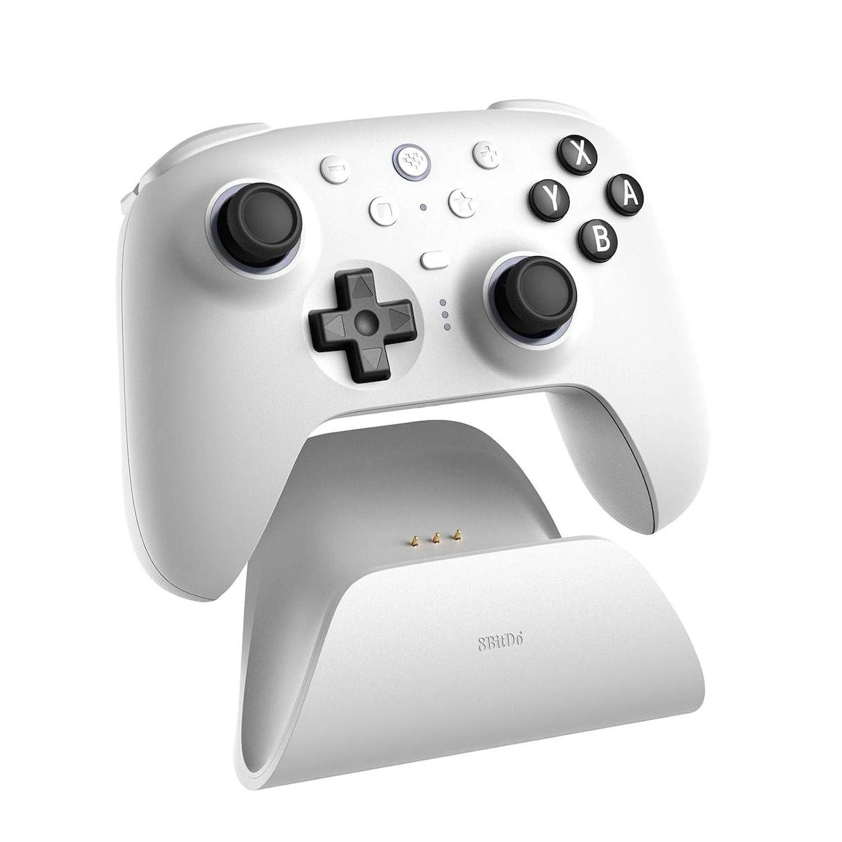 8BitDo Pro Controller Ultimate 2 Bluetooth Beyaz Nintendo Switch 2 ve Windows Uyumlu , Şarj Dock TMR Joystick