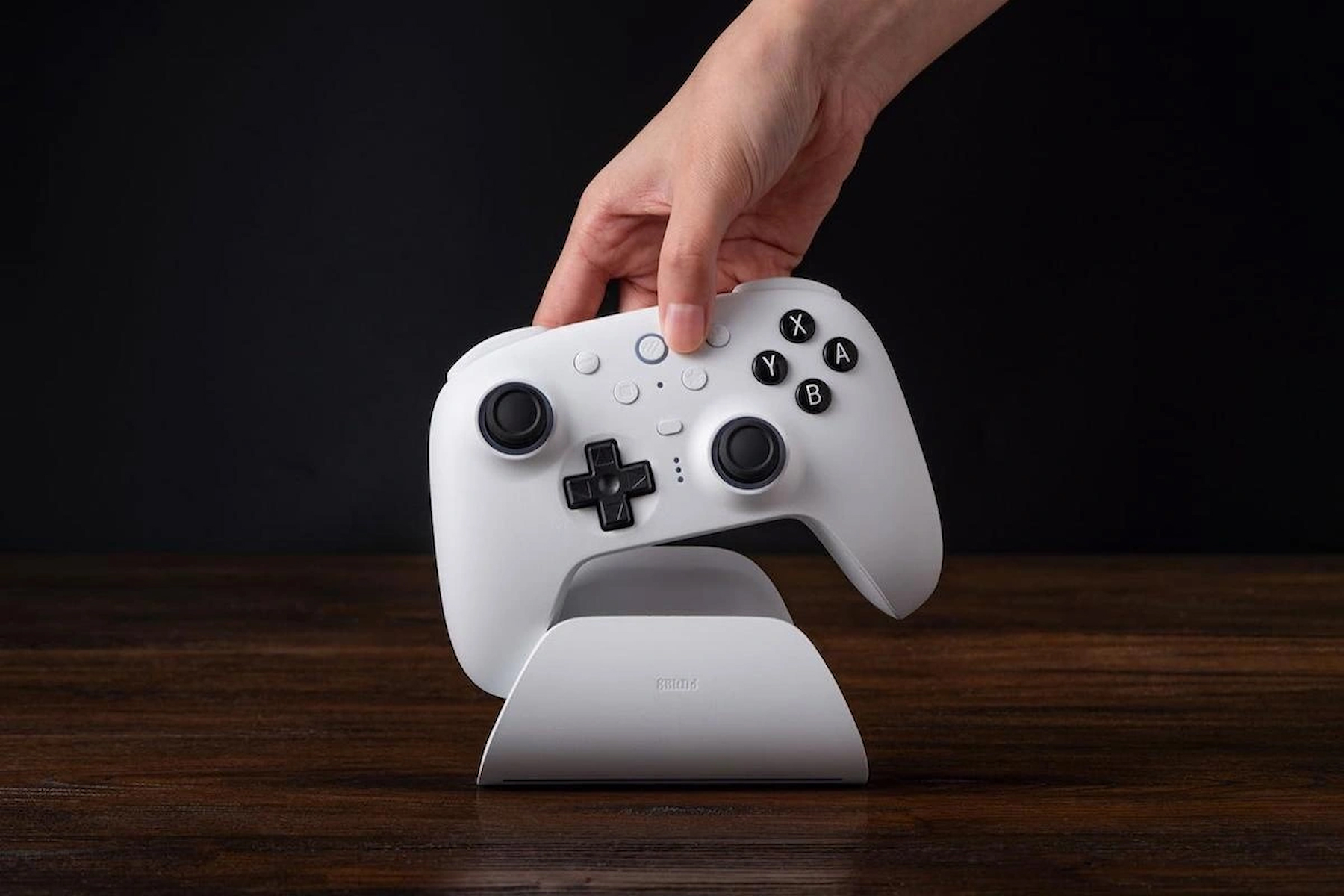 8BitDo Pro Controller Ultimate 2 Bluetooth Beyaz Nintendo Switch 2 ve Windows Uyumlu , Şarj Dock TMR Joystick