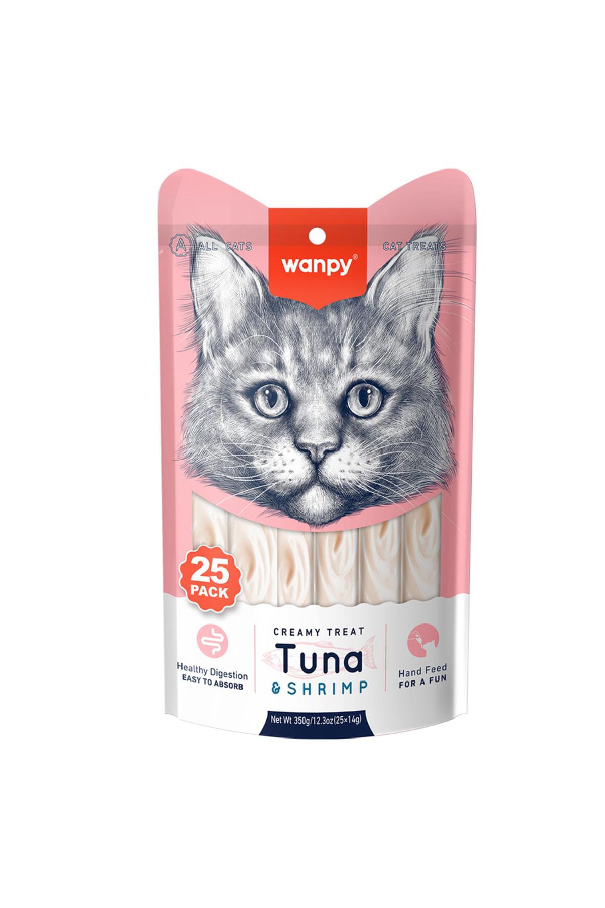 Wanpy Ton Karides 25 X 14 Gr Krema Kedi Ödül Maması