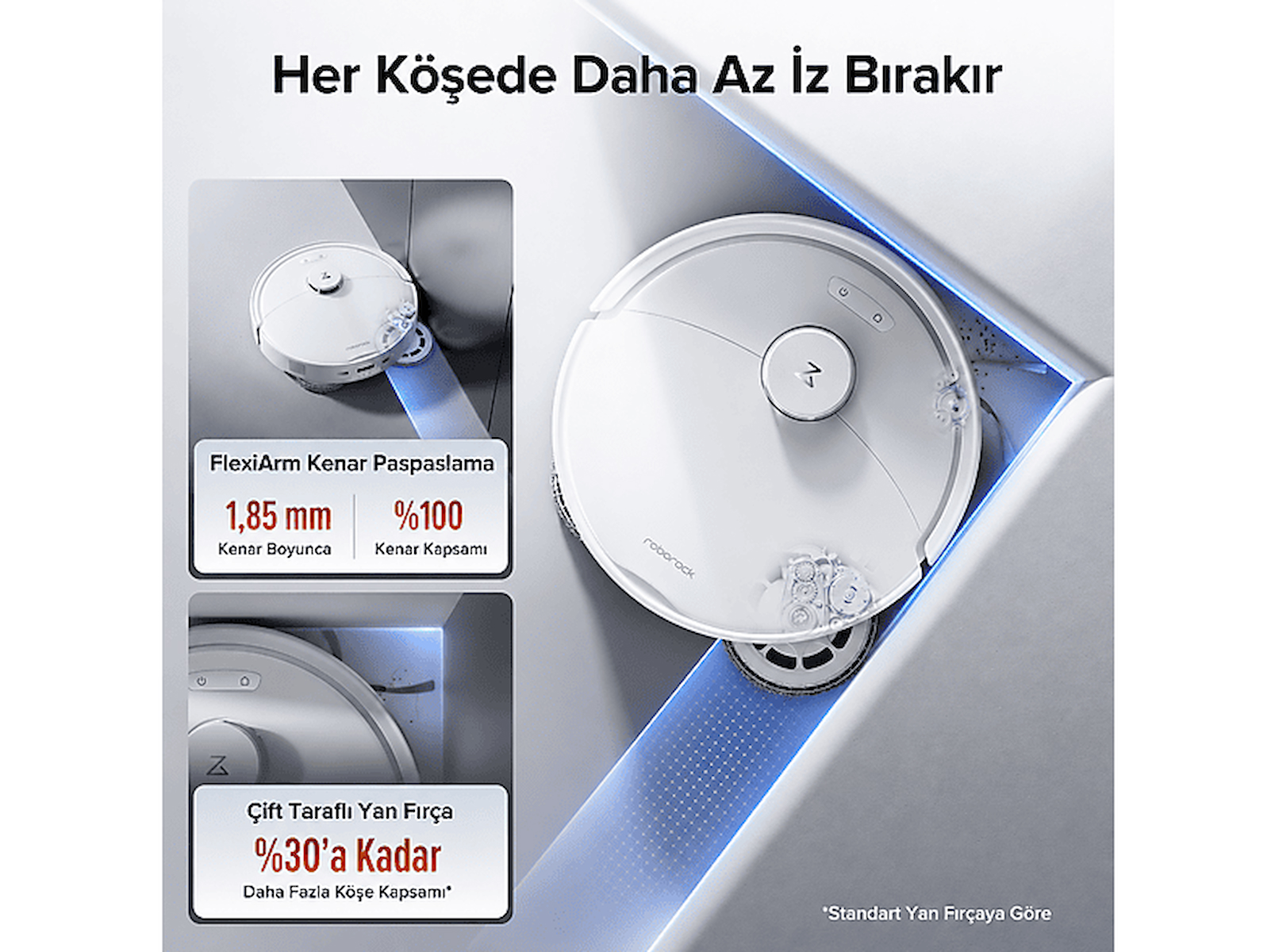 ROBOROCK QREVO 2 Pro Robot Süpürge Beyaz