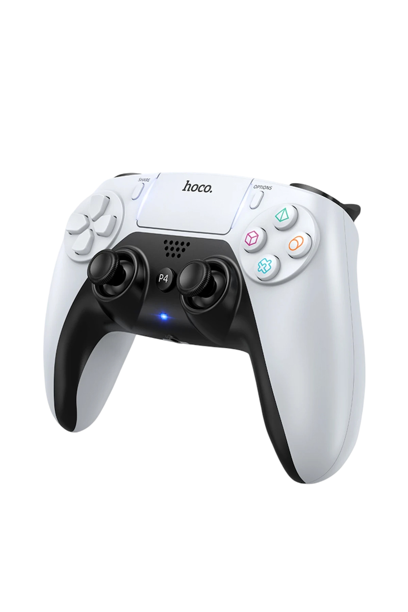 Hoco. GA1 Phoenix Çoklu Platform Uyumlu (PS4 ve PC) Kablosuz Oyun Kolu – Beyaz