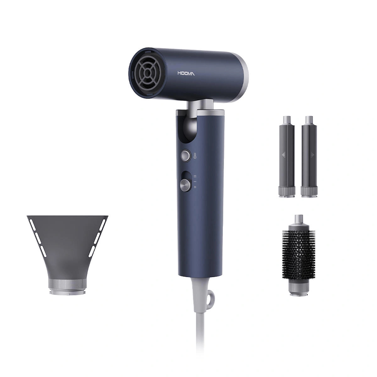Hooma AeroDry Mini Saç Kurutma Makinesi Koyu Mavi (Hooma Türkiye Garantili)