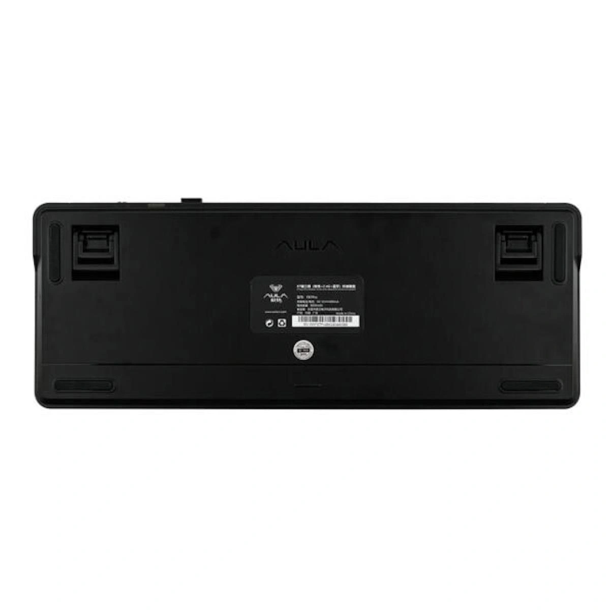 AULA F87 Pro Black Gray Side Printed LEOBOG Greywood V4 Switch RGB Kablosuz Hotswap Mekanik Gaming Klavye