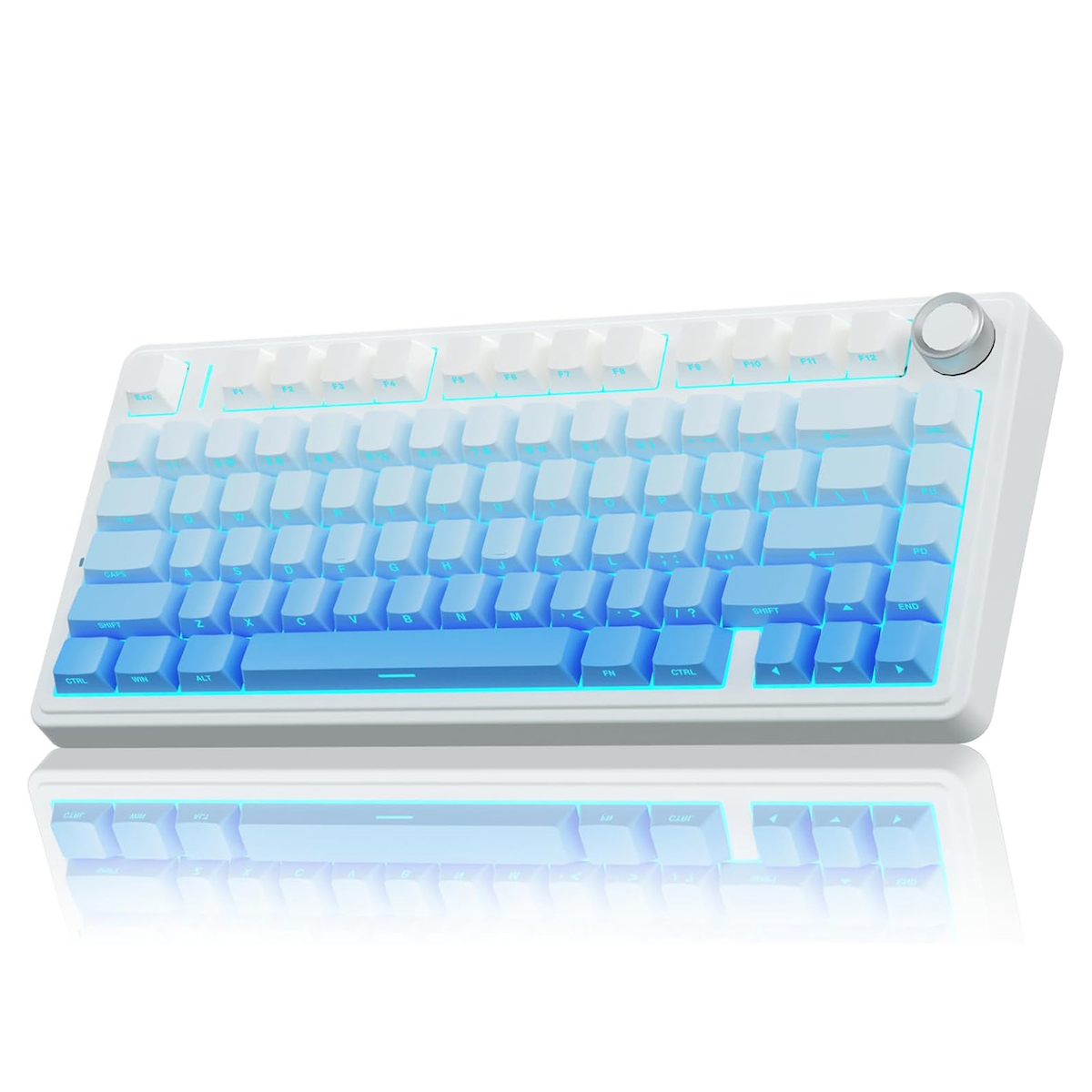 Aula F75 Mekanik RGB TKL Seiya Switch Kablosuz Makrolu Hot Swap Klavye Gradyan Mavi