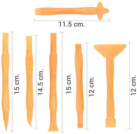 Jakemy JM-OP16 Fiber Açma ve Sökme Aletleri 6 Parça