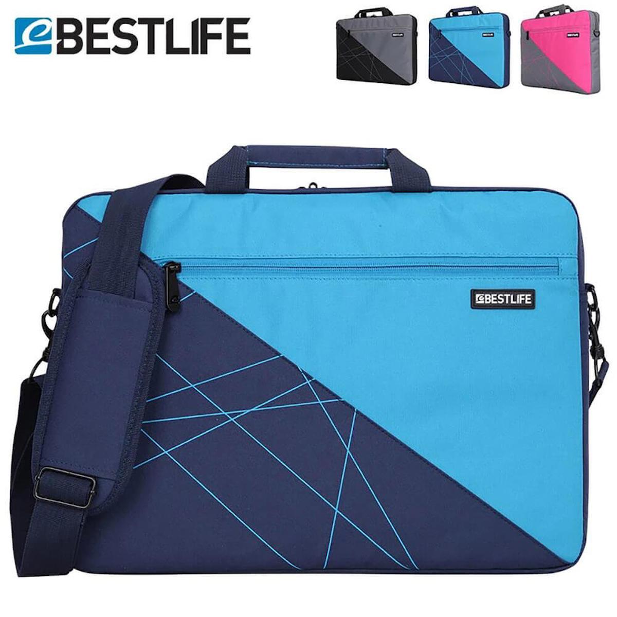 Bestlife Notebook Laptop Çantası - Mavi/Açık 15.6 İnç mavi