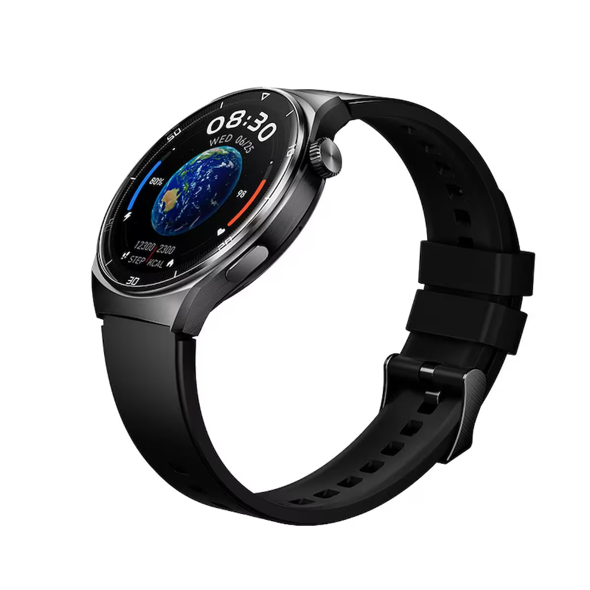 Qcy Gt2 Siyah Amoled Akıllı Saat Telefonla Sesli Görüşme 60hz (Resmi Distribütör Garantili)