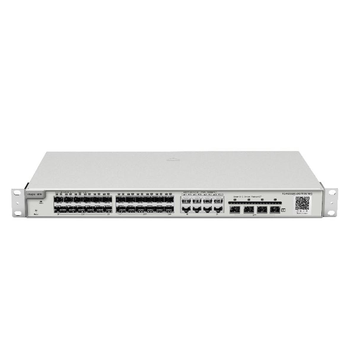 RUIJIE 8-port RG-NBS3200-24SFP/8GT4XS GIGABIT 24-port 10GbE FSP+ YÖNETİLEBİLİR SWICTH