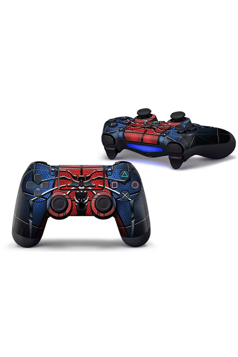 PS4-PC-Android BOX-Android-IOS Telefon Tablet Uyumlu Desenli Titreşimli Bluetooth Oyun Kolu