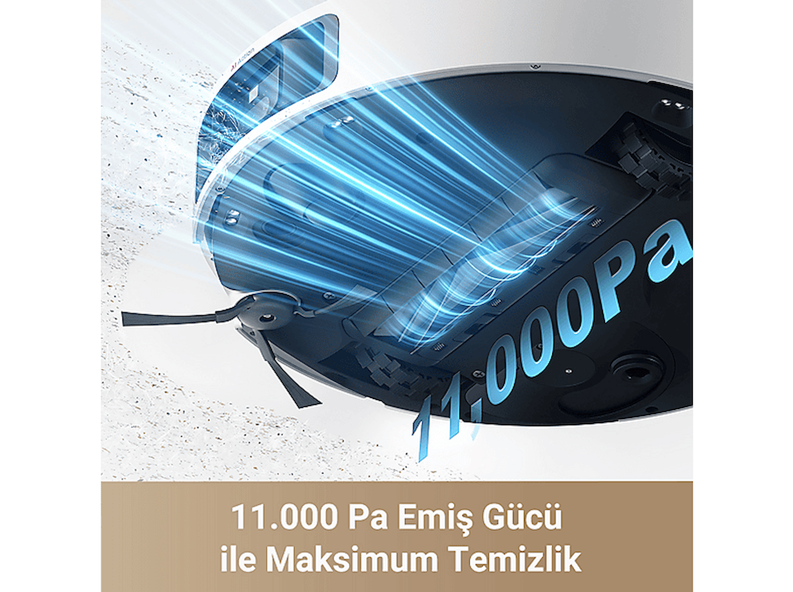 DREAME L40 Ultra Mop Robot Süpürge Beyaz