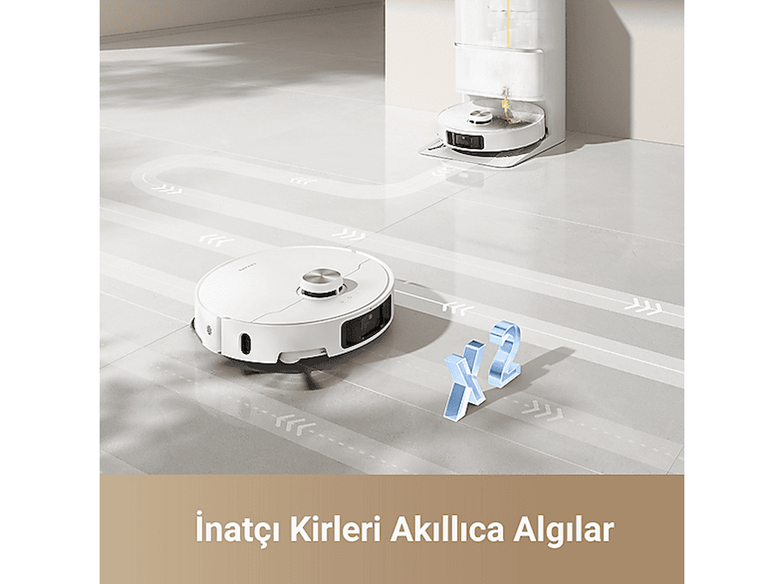 DREAME L40 Ultra Mop Robot Süpürge Beyaz