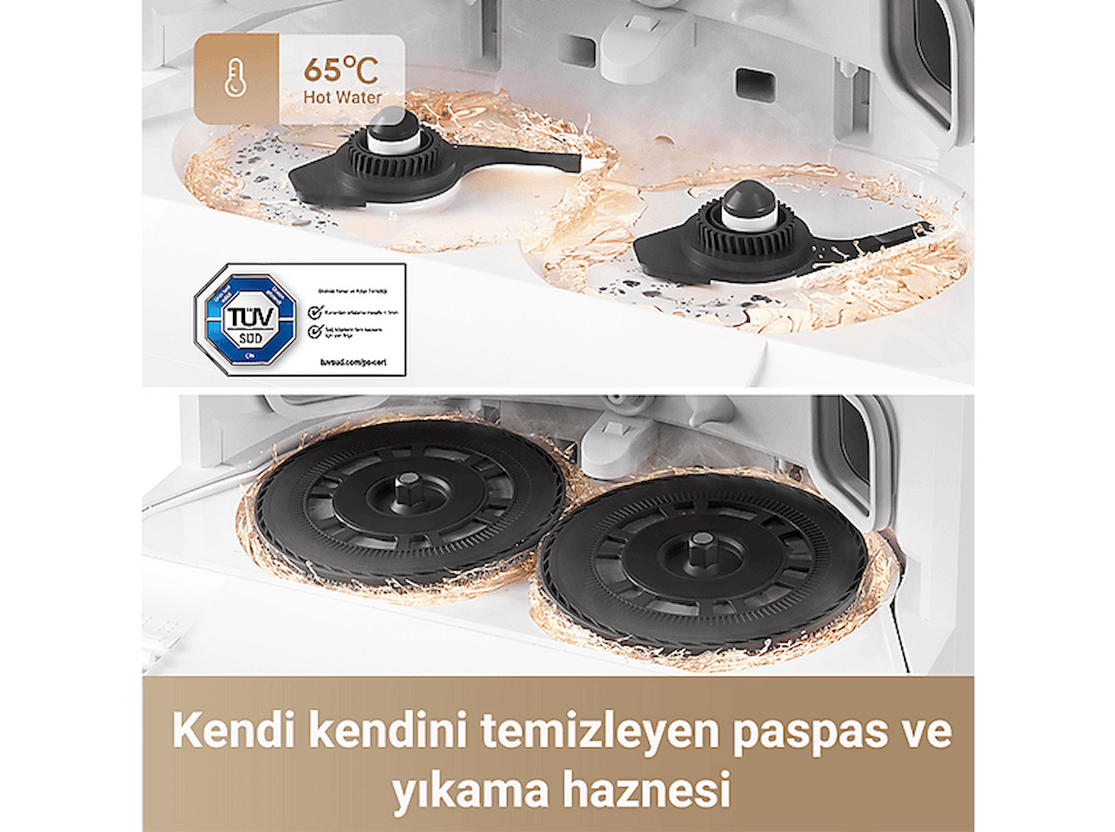 DREAME L40 Ultra Mop Robot Süpürge Beyaz