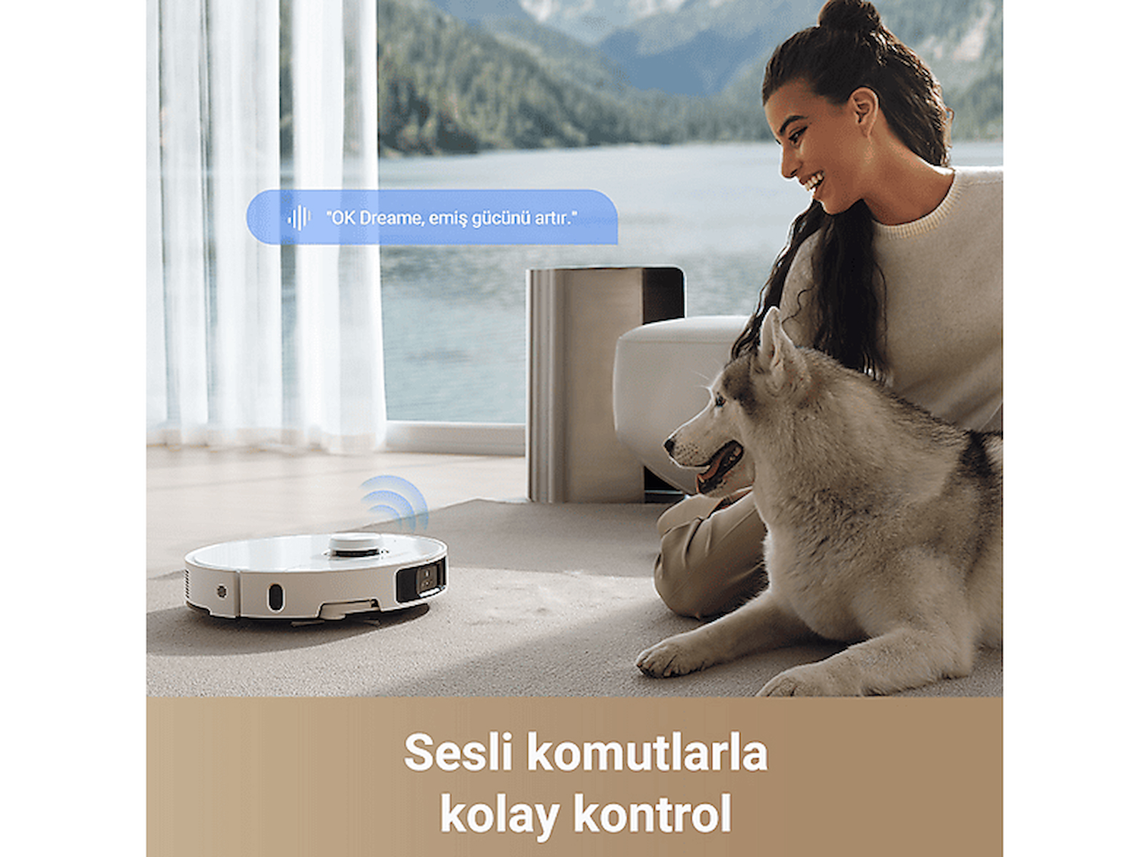 DREAME L40 Ultra Mop Robot Süpürge Beyaz