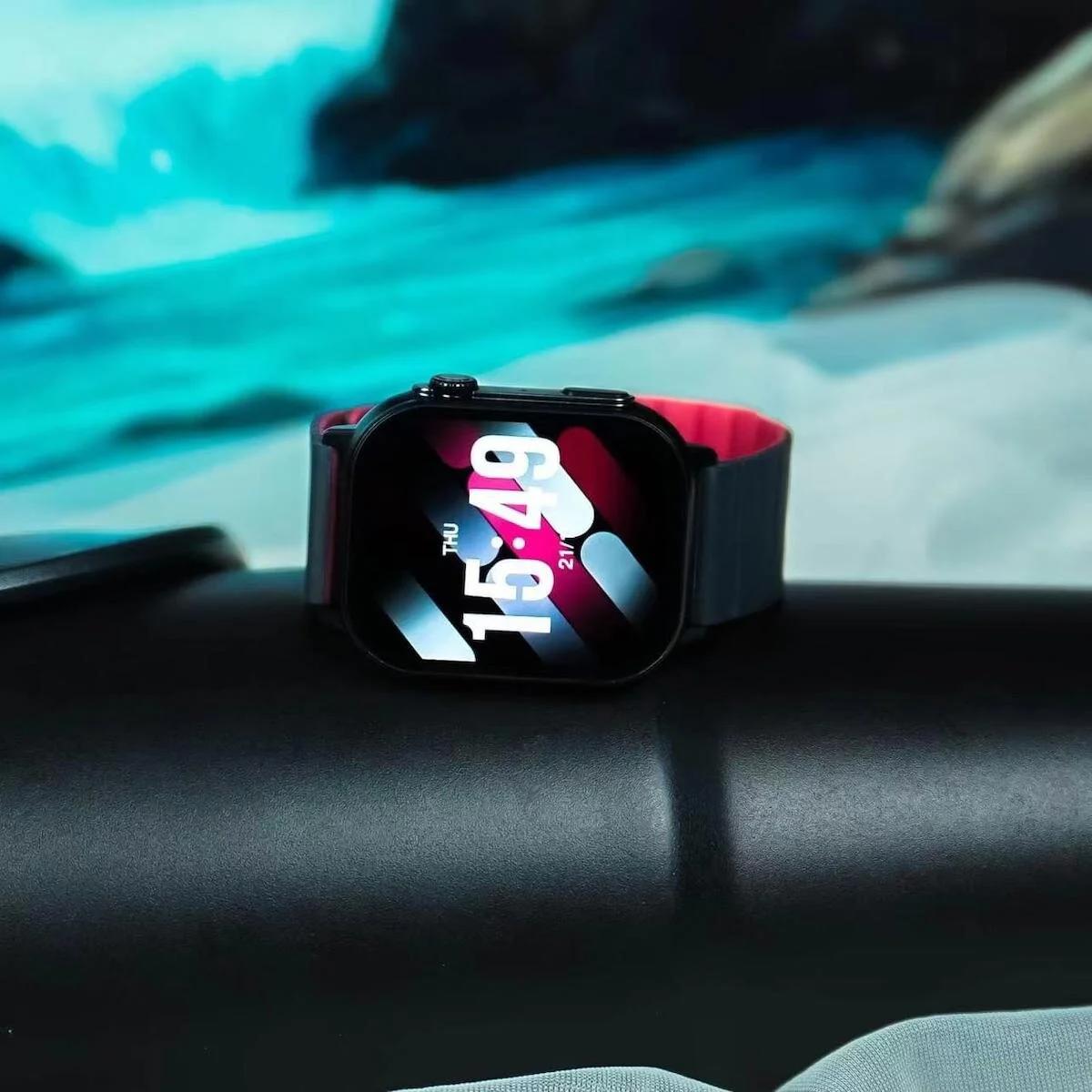 Xiaomi Heyplus S8 Akıllı Saat Çift Kordon-Sesli Görüşme-IP67 Su Geçirmez