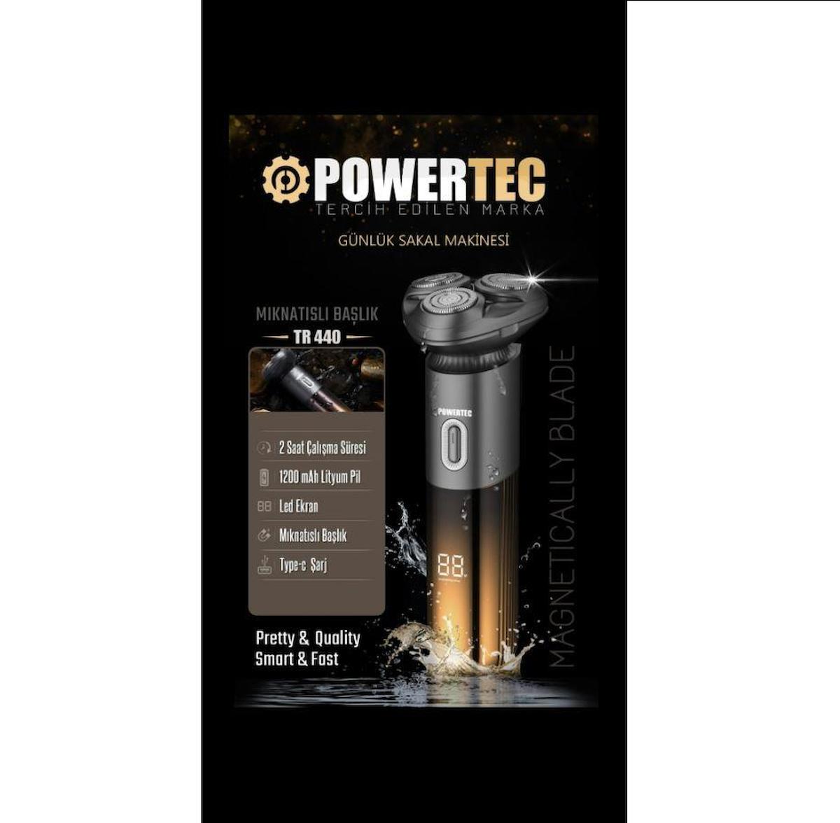 Powertec TR-440 Günlük Sakal Makinası