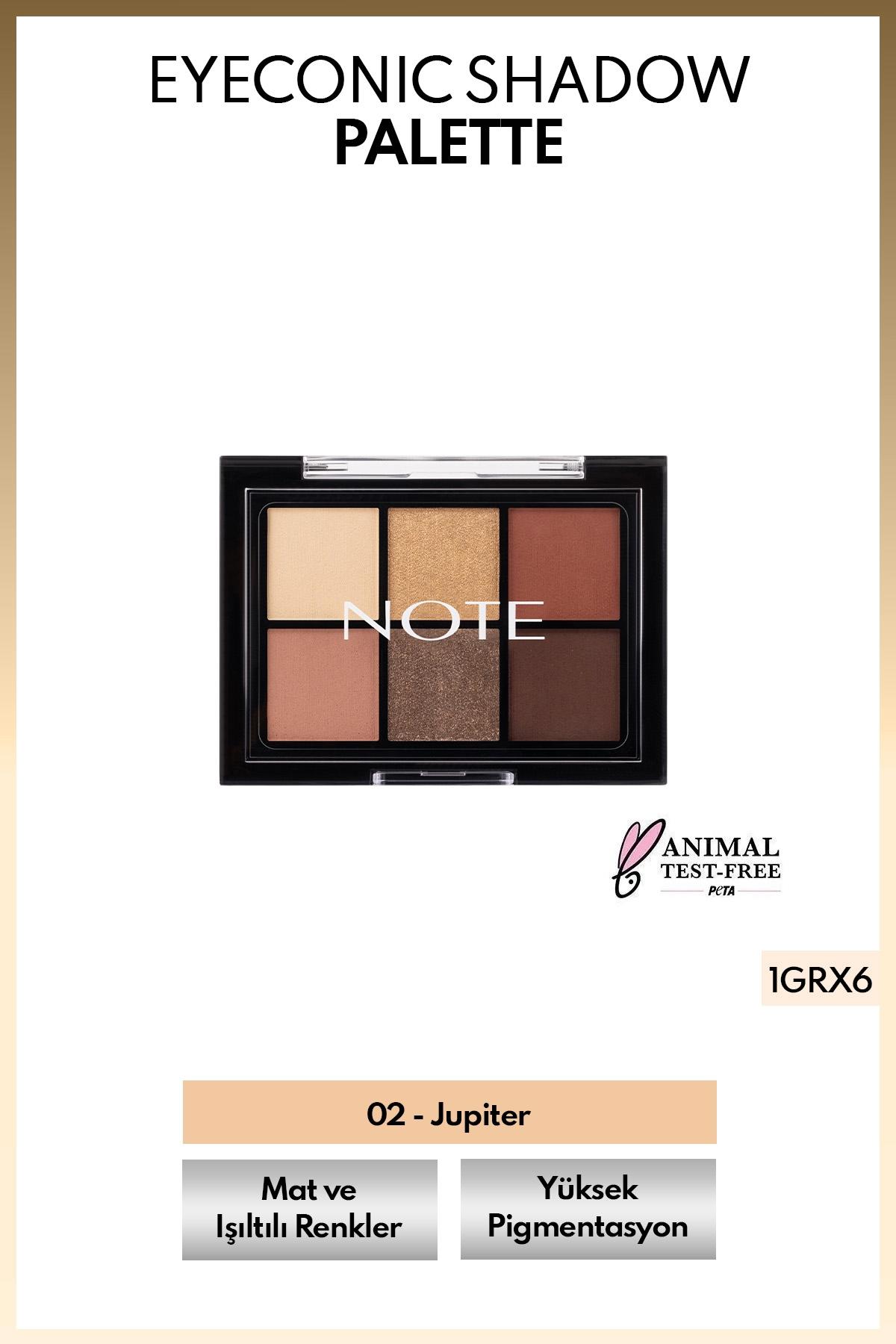 Eyeconic Eyeshadow Palette 02 Jupiter Mat ve Işıltılı Toz Göz Far Paleti