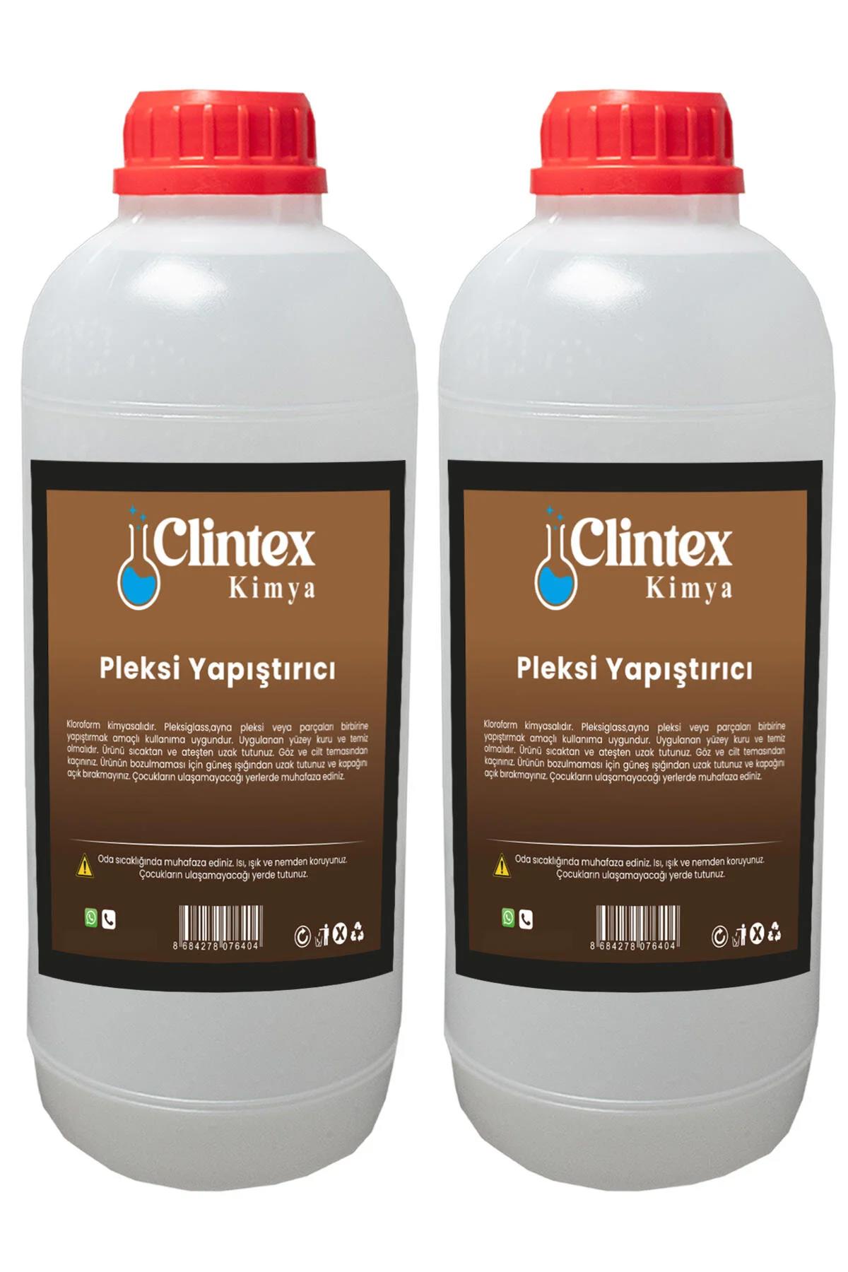 Clintex Kimya Pleksi Yapıştırıcı İnce Kloroform 2x1.250 Kg