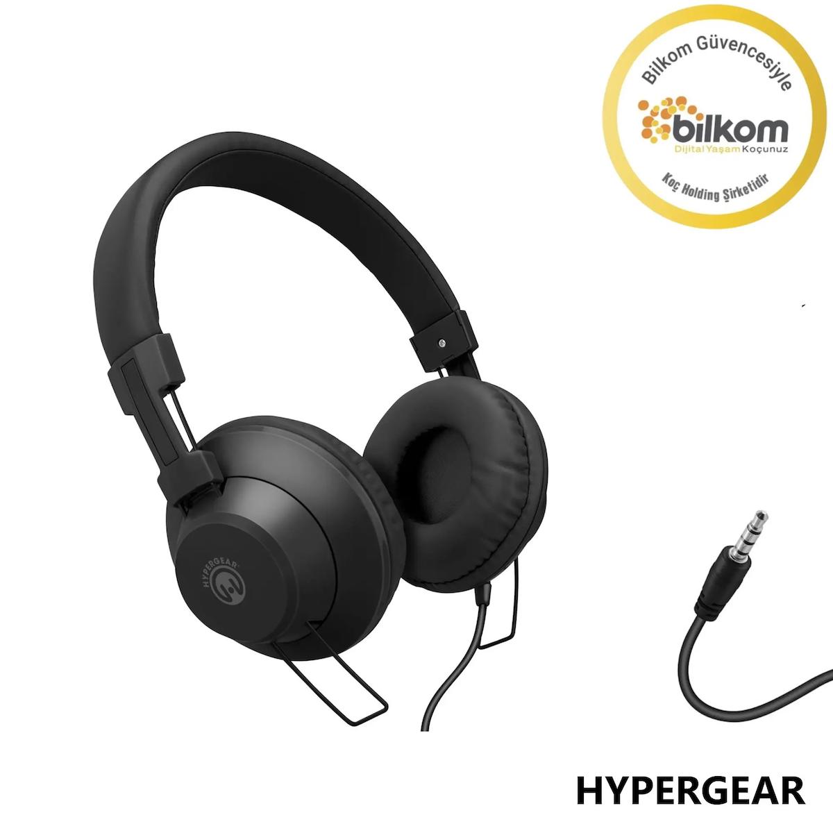 Hypergear V50 Kablolu Kulaküstü Kulaklık – Siyah