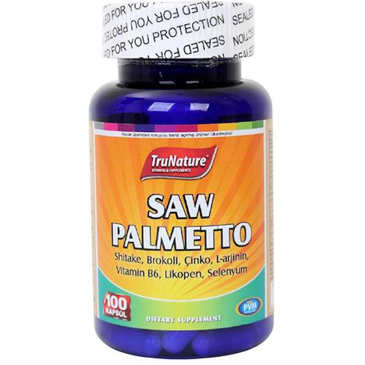 Trunature Cüce Palmiye Kompleks 100 Kapsül Saw Palmetto Complex